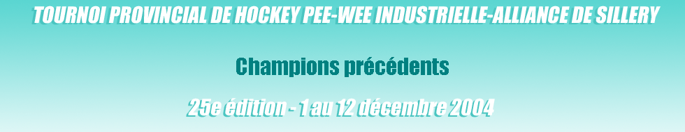 Champions prcdents