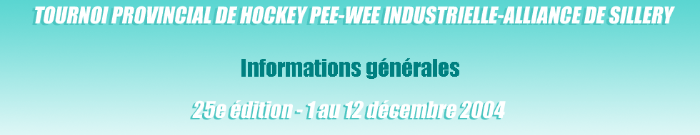 Informations gnrales