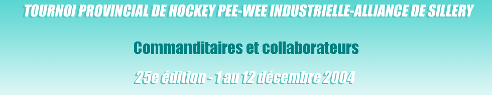 Commanditaires et collaborateurs